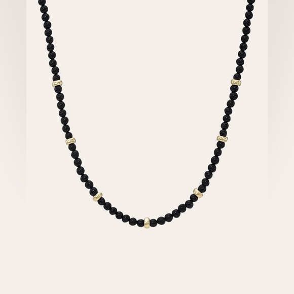 Zoe Lev Custom Black Onyx Necklace Diamond Dagger charm & enhancer Brand New 🆕 - Picture 7 of 10